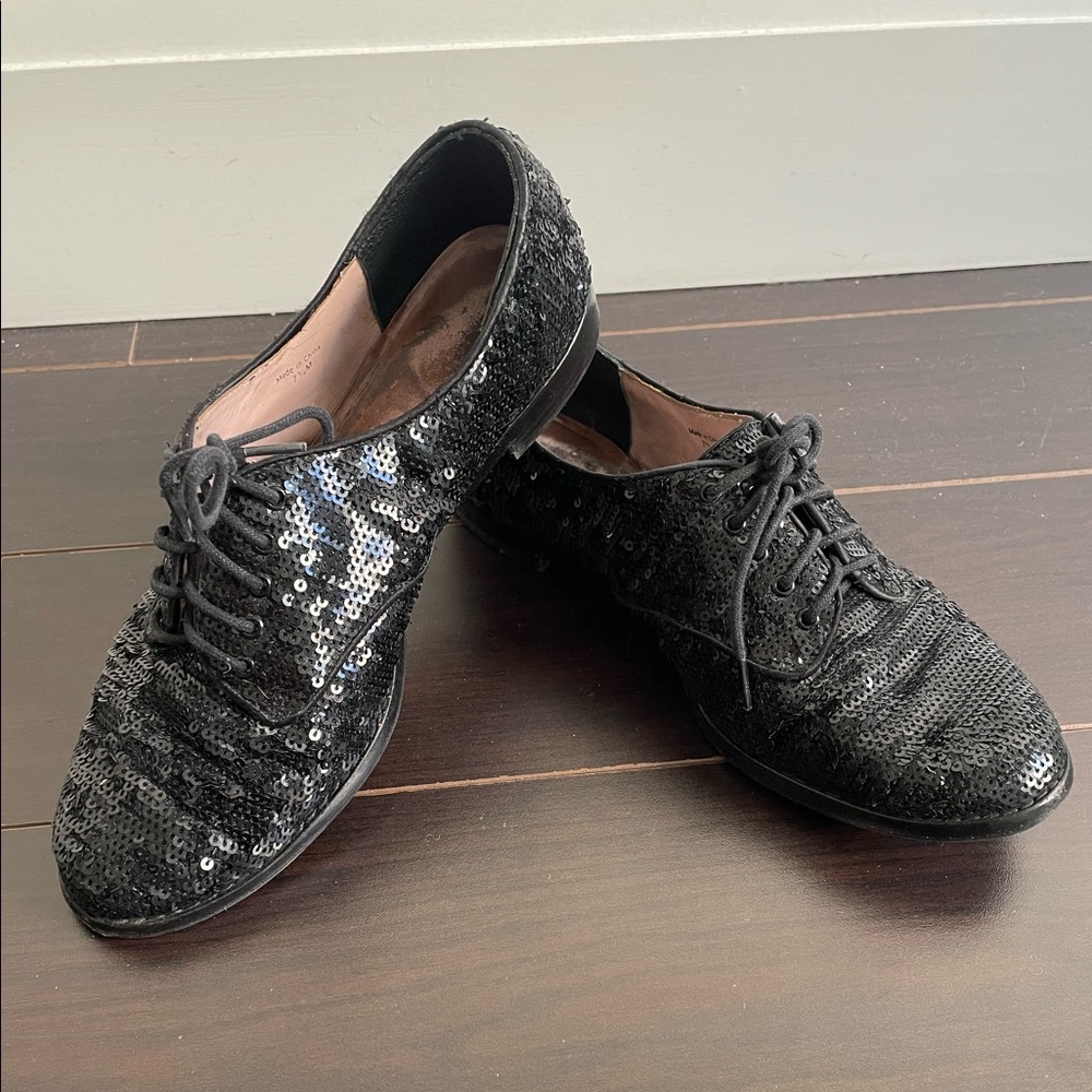 Kate Spade Sequined Oxfords - cute and rare!